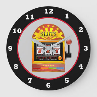 Grande Horloge Ronde Décor de machine de jeu Cute Horaire de casino