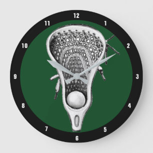 Grande Horloge Ronde Décoration de sport de crosse