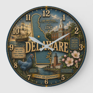 Grande Horloge Ronde Delaware State Heritage
