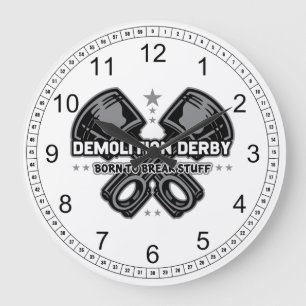Grande Horloge Ronde Démolition Derby soutenu pour casser la substance