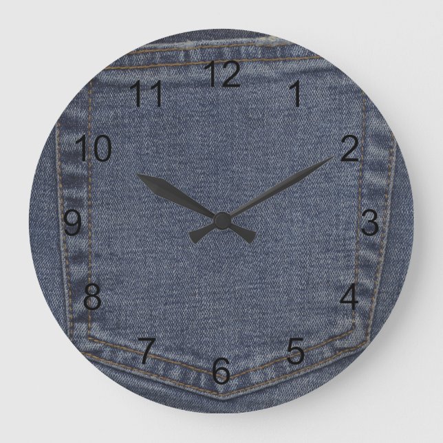 Grande Horloge Ronde Denim Pocket (Recto)