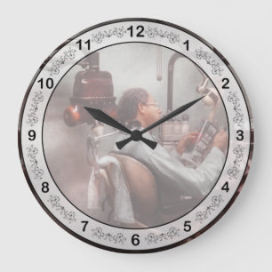 Grande Horloge Ronde Dentiste - attente du dentiste