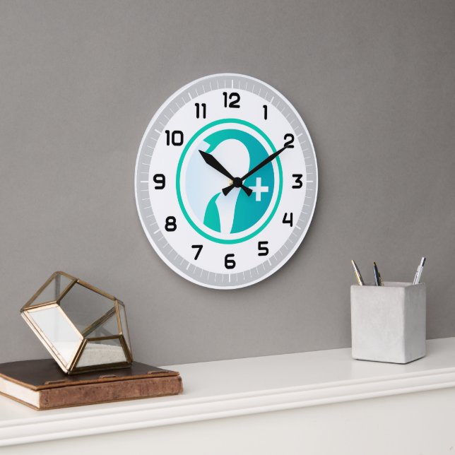 Grande Horloge Ronde Dentiste | Dents (Bureau)
