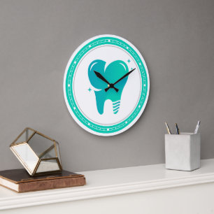 Grande Horloge Ronde Dentiste   Dents
