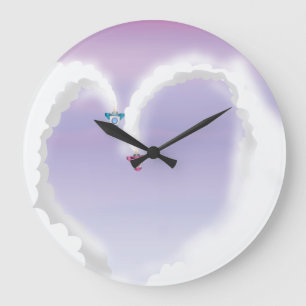 Grande Horloge Ronde Des roquettes !