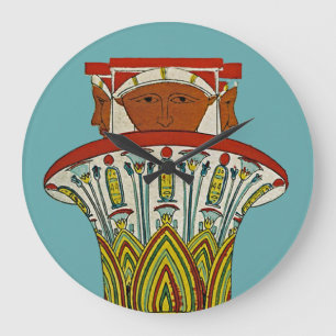 Grande Horloge Ronde Design égyptien #3 à Emporio Moffa