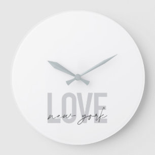 Grande Horloge Ronde Design moderne, urbain, cool simple design de Love