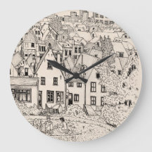 Dessin d'encre de stylet Leiden South Hollande Pay