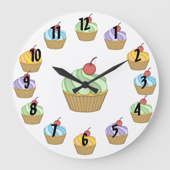 Grande Horloge Ronde Deux petits gâteaux de ton (Recto)