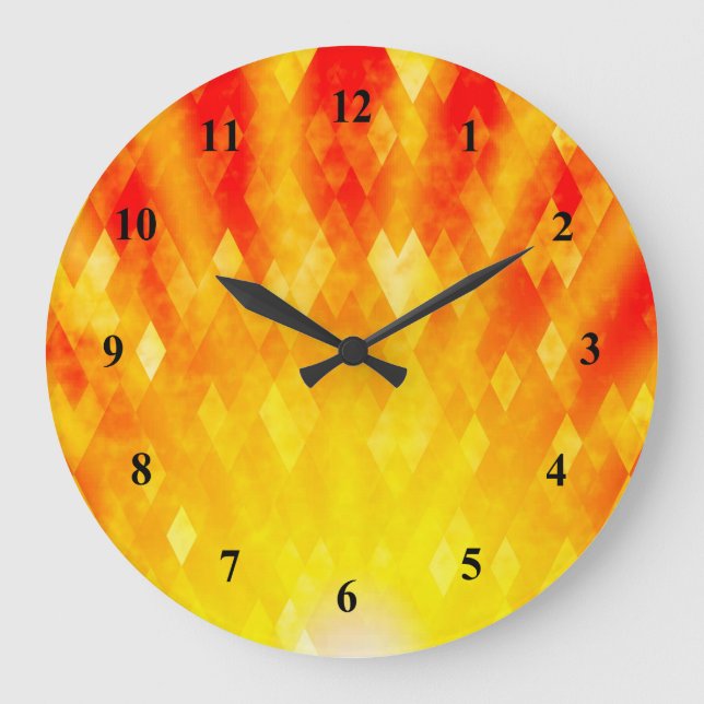 Grande Horloge Ronde Diamond Sunburst Bright (Recto)