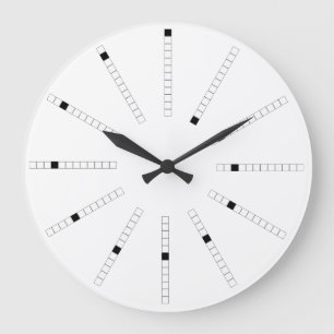 Grande Horloge Ronde Diapositive progressive vers l'extérieur : temps d