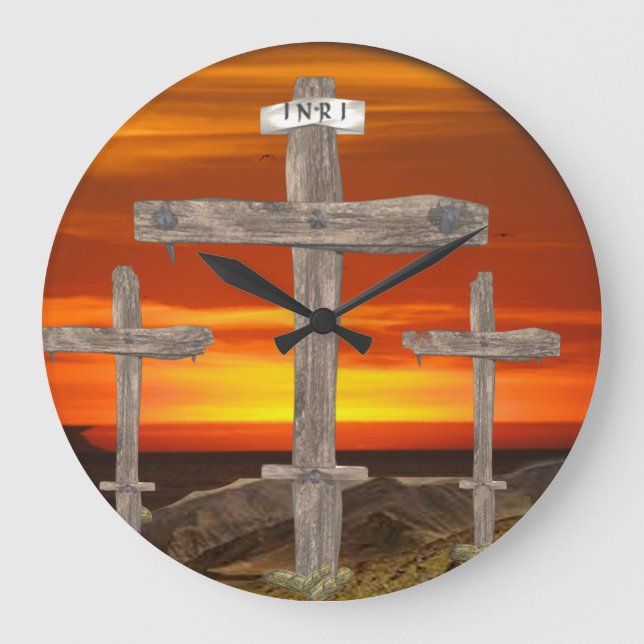 Grande Horloge Ronde dieu est amour (Recto)