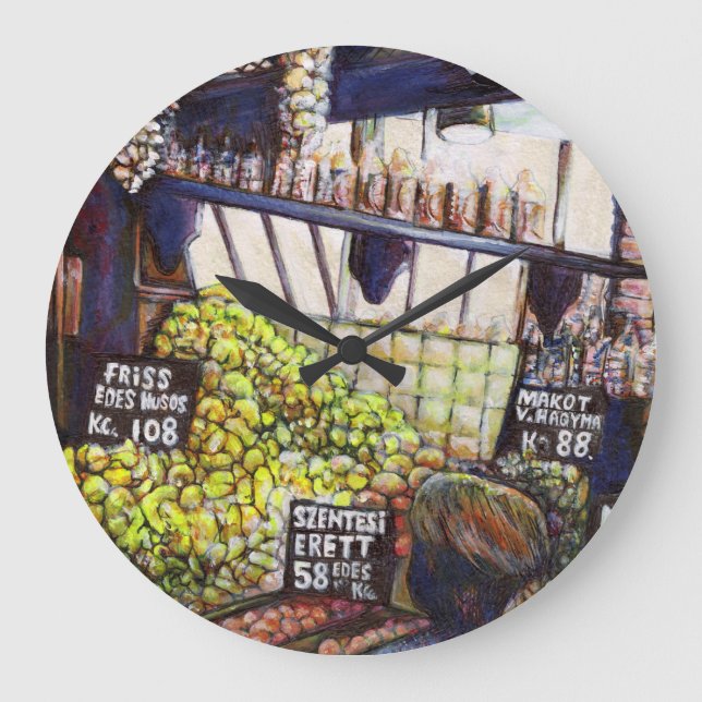 Grande Horloge Ronde Dimensions de curiosité (Recto)