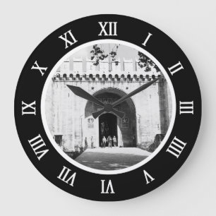 Grande Horloge Ronde Dinde Turquie Istanbul Porte du palais de Topkapi