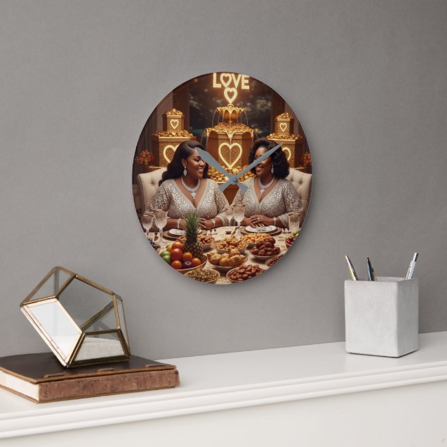 Grande Horloge Ronde Dîner L (Bureau)