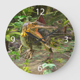 Grande Horloge Ronde Dinosaure Spinosaurus