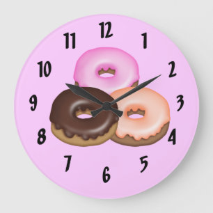 Grande Horloge Ronde Dinuts vernis