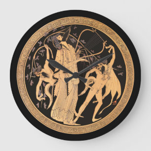 Grande Horloge Ronde Dionysus et les Satyrs