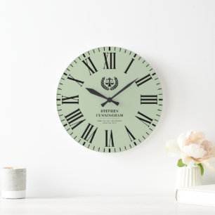 Grande Horloge Ronde Diplôme de droit moderne personnalisé