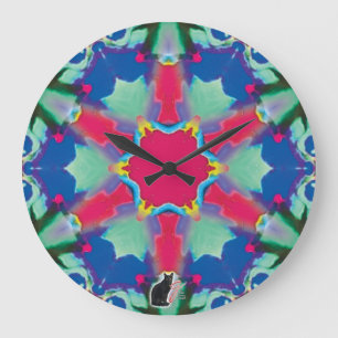 Grande Horloge Ronde Directive Kaleidoscope