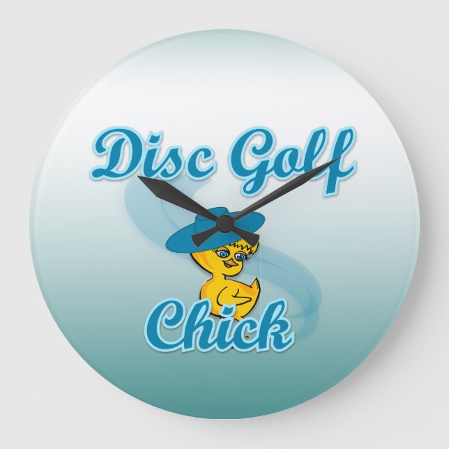 Grande Horloge Ronde Disc Golf Chick #3 (Recto)