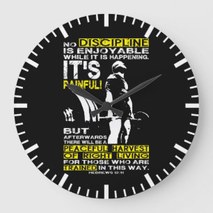 Grande Horloge Ronde DISCIPLINE - Motivation de l'entraînement de levag
