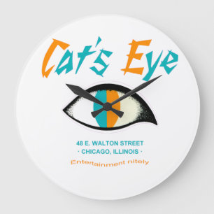 Grande Horloge Ronde Discothèque Cat's Eye, Chicago, IL