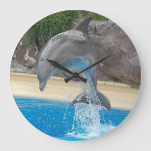 Grande Horloge Ronde Dolphine jump