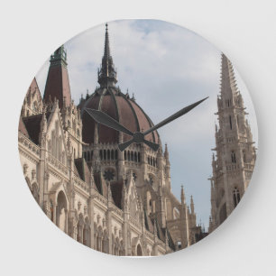 Grande Horloge Ronde Dôme du Parlement de Budapest