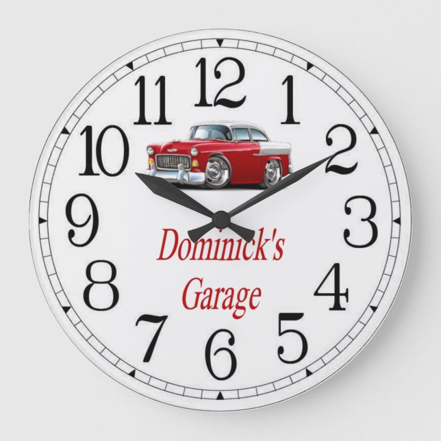 Grande Horloge Ronde Dominick's Classic Car Garage (Recto)