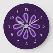 Doodle de fleur violette chic