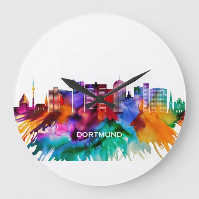Grande Horloge Ronde Dortmund Skyline (Recto)