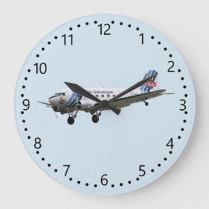 Grande Horloge Ronde Douglas Dakota DC3 G-AMSV