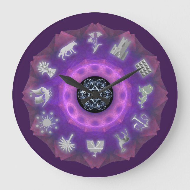 Grande Horloge Ronde Douze tribus (Recto)