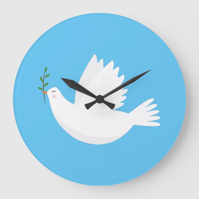 Grande Horloge Ronde Dove with olive branch (Recto)