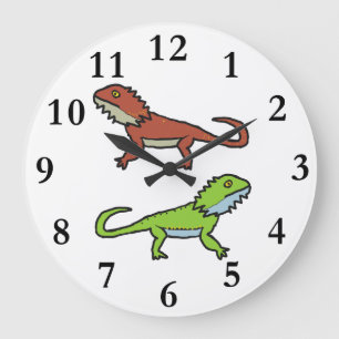 Grande Horloge Ronde Dragon à tête