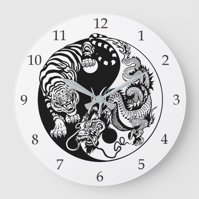 Grande Horloge Ronde dragon and tiger yin yang (Recto)