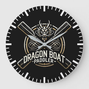 Grande Horloge Ronde Dragon Boat Paddler, Dragon Boat Racing Motivation