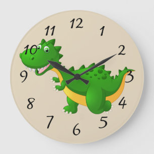Grande Horloge Ronde Dragon Cute