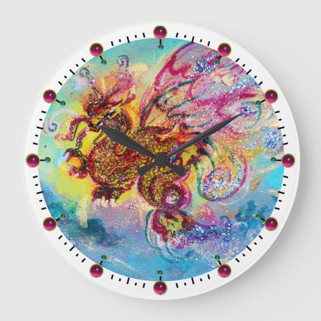 GRANDE HORLOGE RONDE DRAGON DE MER (Recto)