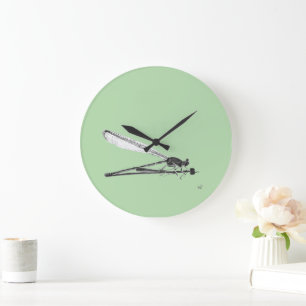 Grande Horloge Ronde Dragon Fly