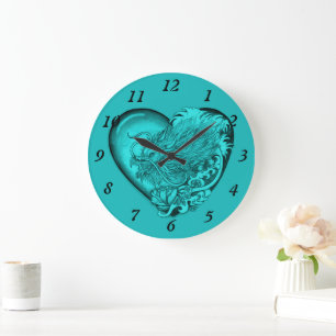 Grande Horloge Ronde Dragon Heart