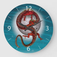 Dragon Oriental Rouge - Créature Fantastique Mythi