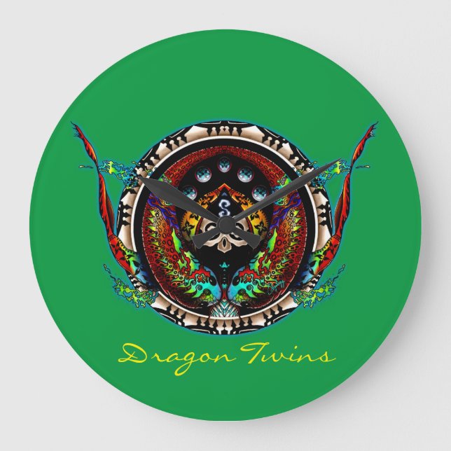 Grande Horloge Ronde Dragon Twins (Recto)