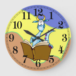 Grande Horloge Ronde Dragon Wall Clock