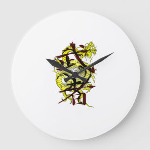 Grande Horloge Ronde Dragon Warrior