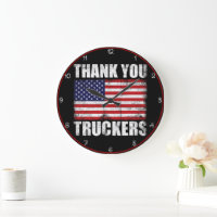 Drapeau américain des camions Merci