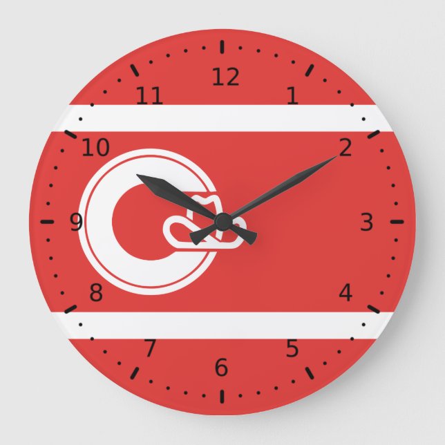 Grande Horloge Ronde Drapeau de Calgary, Alberta (Recto)