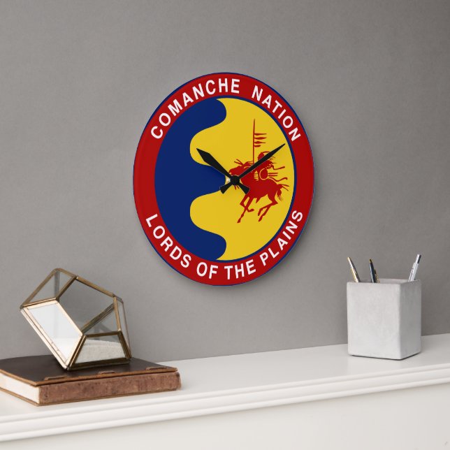 Grande Horloge Ronde Drapeau de maison personnalisé étanche aux intempé (Bureau)