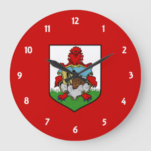 Grande Horloge Ronde drapeau des Bermudes
